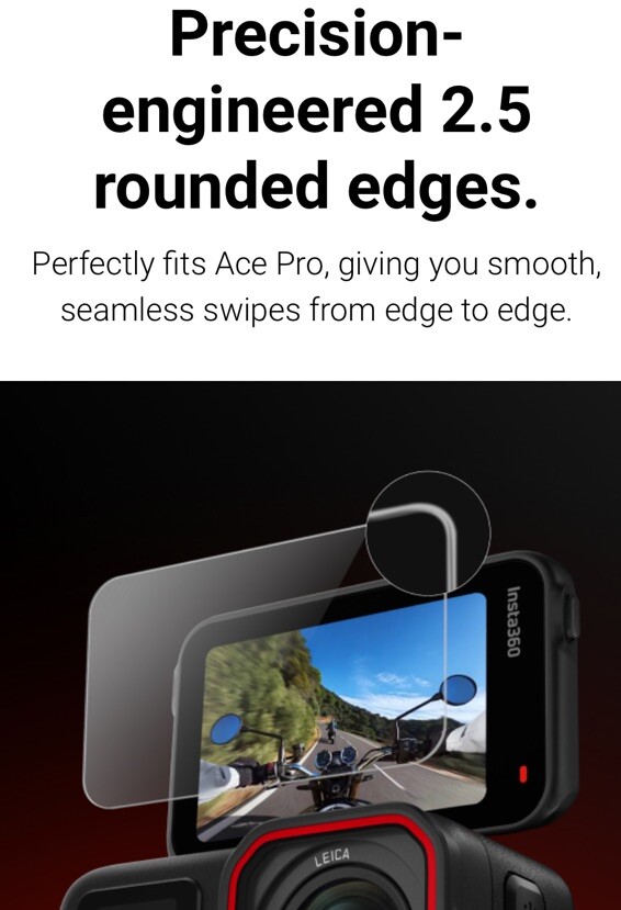 Original Insta360 Ace Pro 2/Pro/Ace Screen Protector - Scratch-Resistant