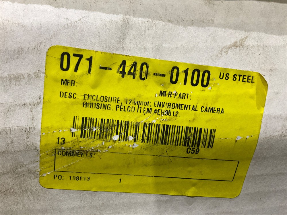 PELCO EH3612 CAMERA ENVIRONMENTAL ENCLOSER 222
