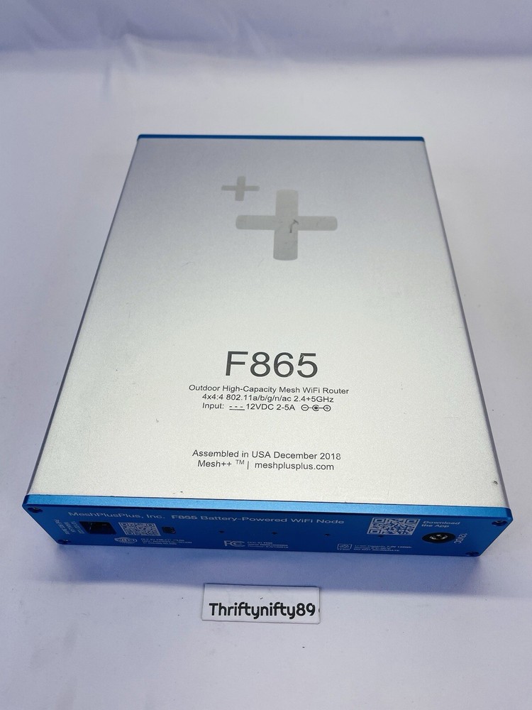 Mesh Plus Plus High Capacity Mesh WiFi Router, (for Parts, Untested)