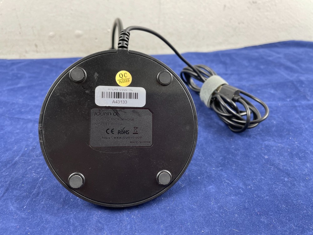 USB Computer Microphone with Mute Button Plug & Play Condenser Omnidirectional