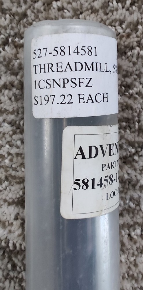 ADVENT thread mill 581458 -1CSNPSF 14NPS PITCH