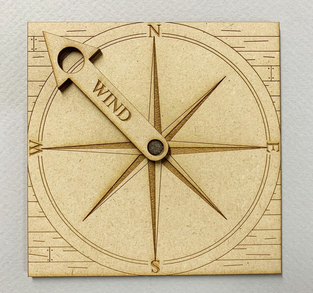 Black Seas: Wind Rose - Version 2 (Durable MDF)