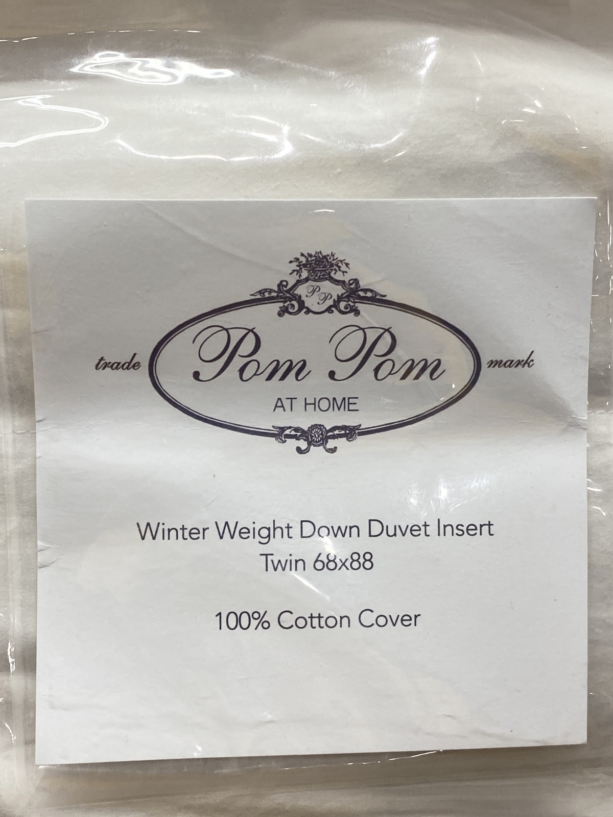 Pom Pom at Home Winter Weight Duvet Insert New with Tags