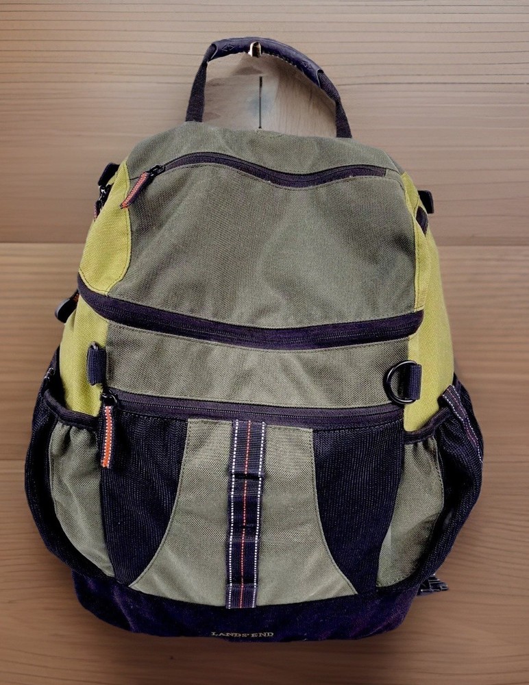 Land’s End Olive Green Hiking Backpack
