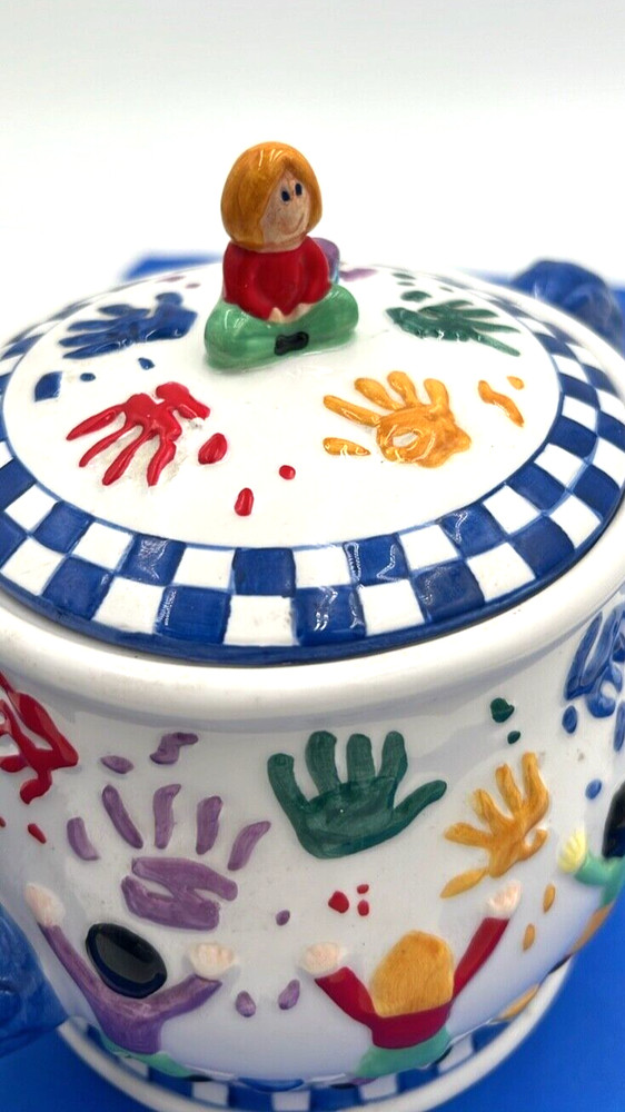 Save The Children Teapot Hand Painted - Centrum