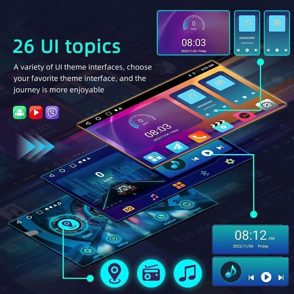 para Jeep Compass 2017-2019 Apple CarPlay Android Auto Android 14 Radio de coche