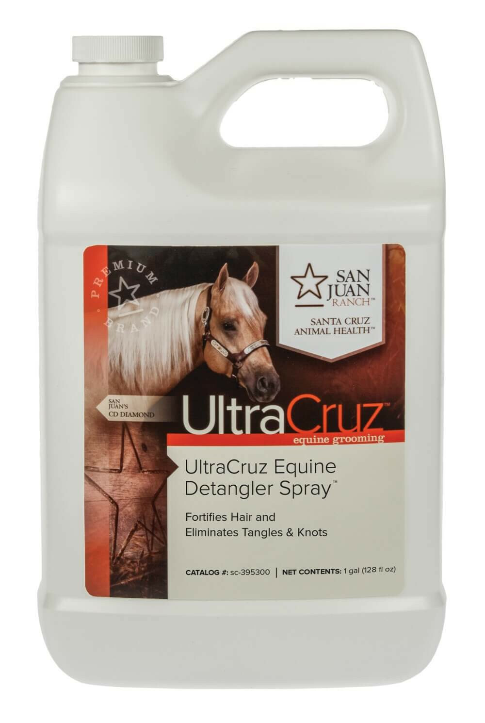 UltraCruz Equine Detangler Spray for Horses, 1 Gallon