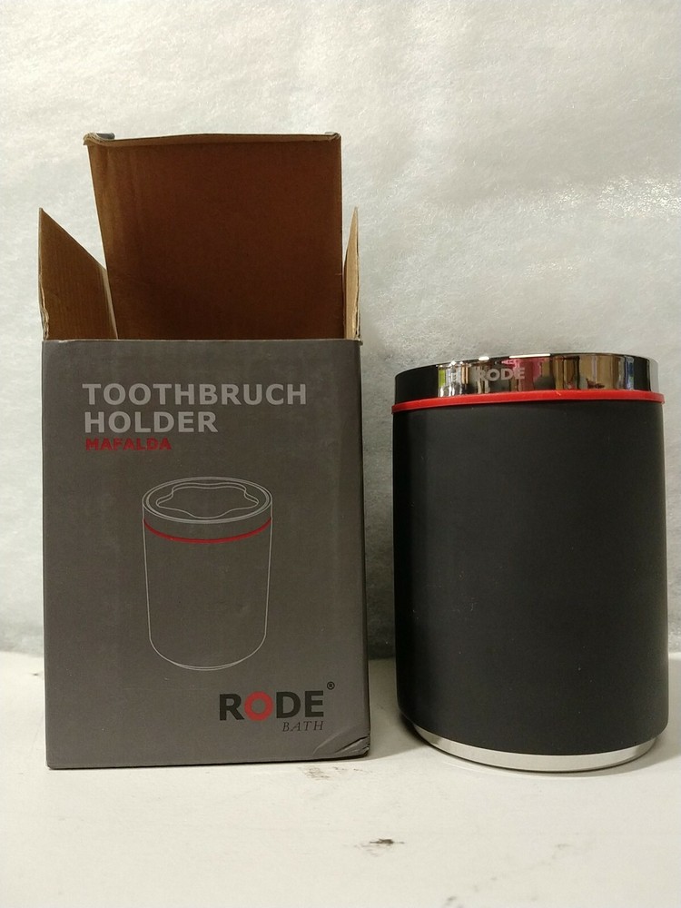 Rode toothbrush holder  Black (e)