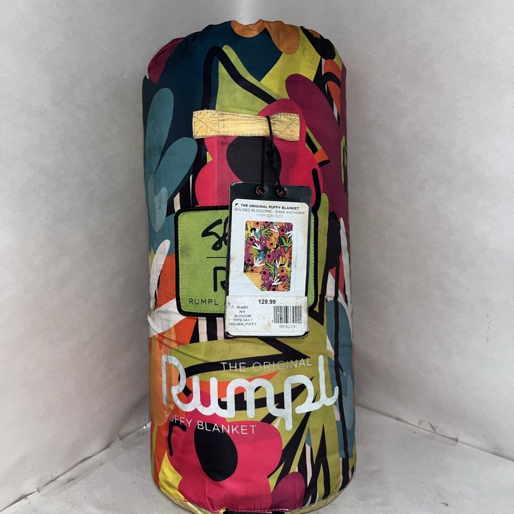 Rumpl Original Puffy Blanket Bolded Blossoms Share Anthony With Defects