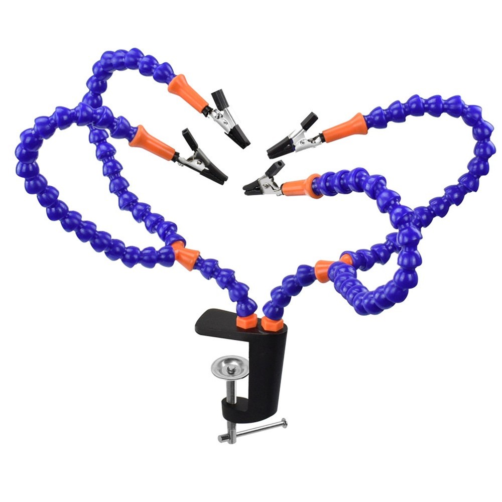 1Pc Universal Arm Four Claw Multi-functional Aluminum Alloy Welding Platform