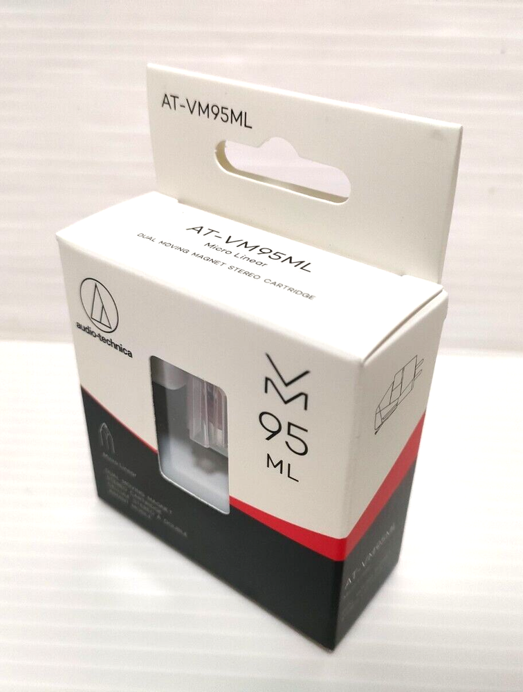 audio-technica VM type Stereo Cartridge AT-VM95ML Solid Micro Linear Needle Red
