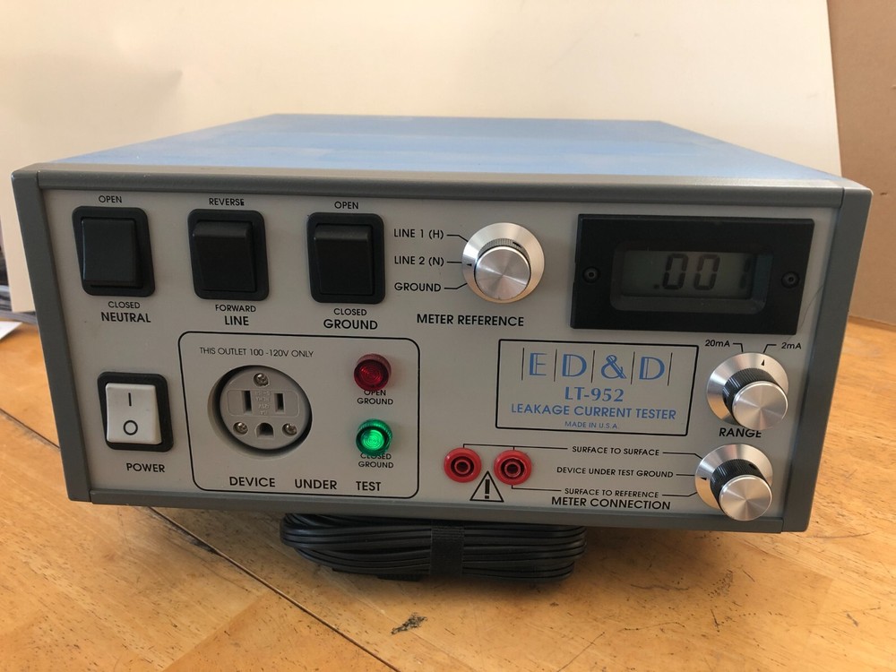 ED&D/Educated Design & Development LT-952 15A Digital Leakage Current Tester.