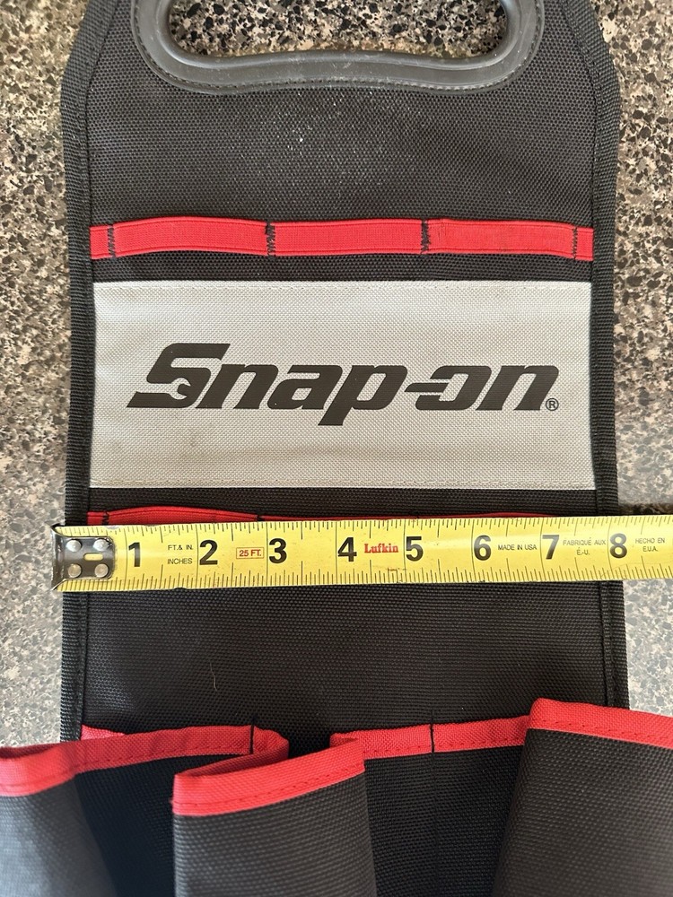 Snap On Tools Carry Pouch Organizer Case Tool Pockets Excellent Condition!