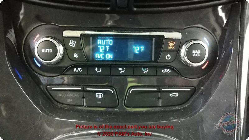Used A/C Selector Switch fits: 2014 Ford Escape Front automatic temperature cont