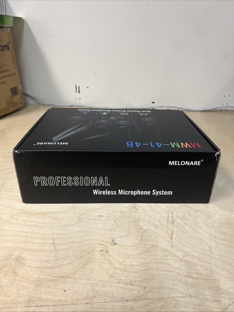 4-Channel Wireless Microphone System,UHF Compact Cordless Mic Set