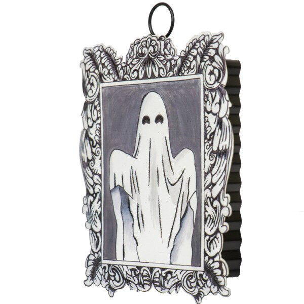 Mini Square Baroque Ghost Halloween Charm / The Round Top Collection