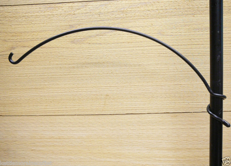 Erva 16" Coil Hanger for 1" Diameter Pole  Plant, Bird Feeder, Bird House Hanger