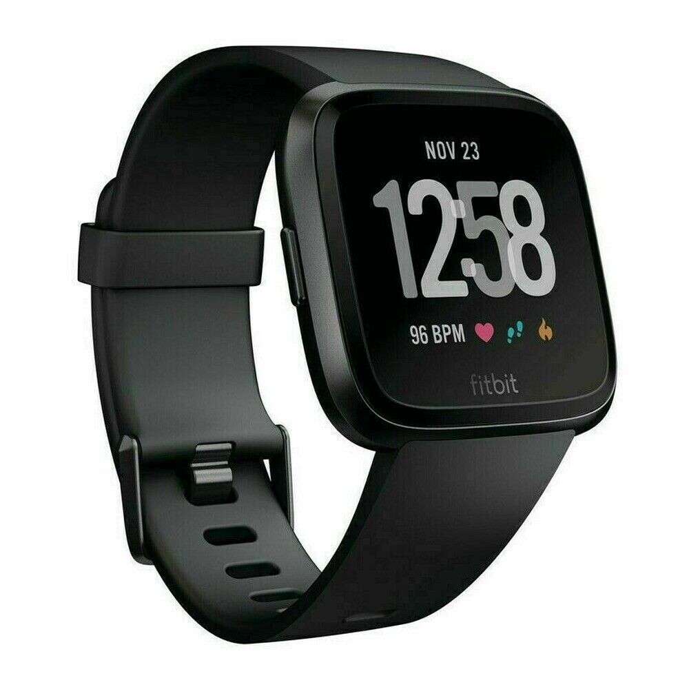 Fitbit Versa Smart Watch Fitness Activity Tracker Black
