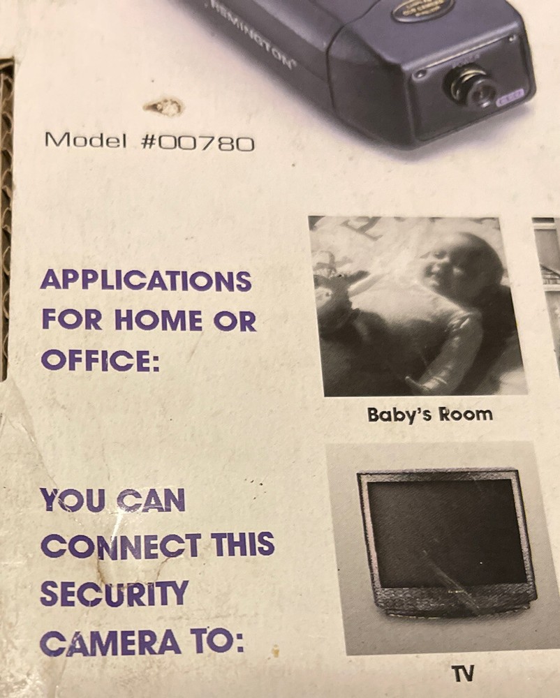Remington - 2.4 GHZ Wireless Observation System, new open box Security Camera