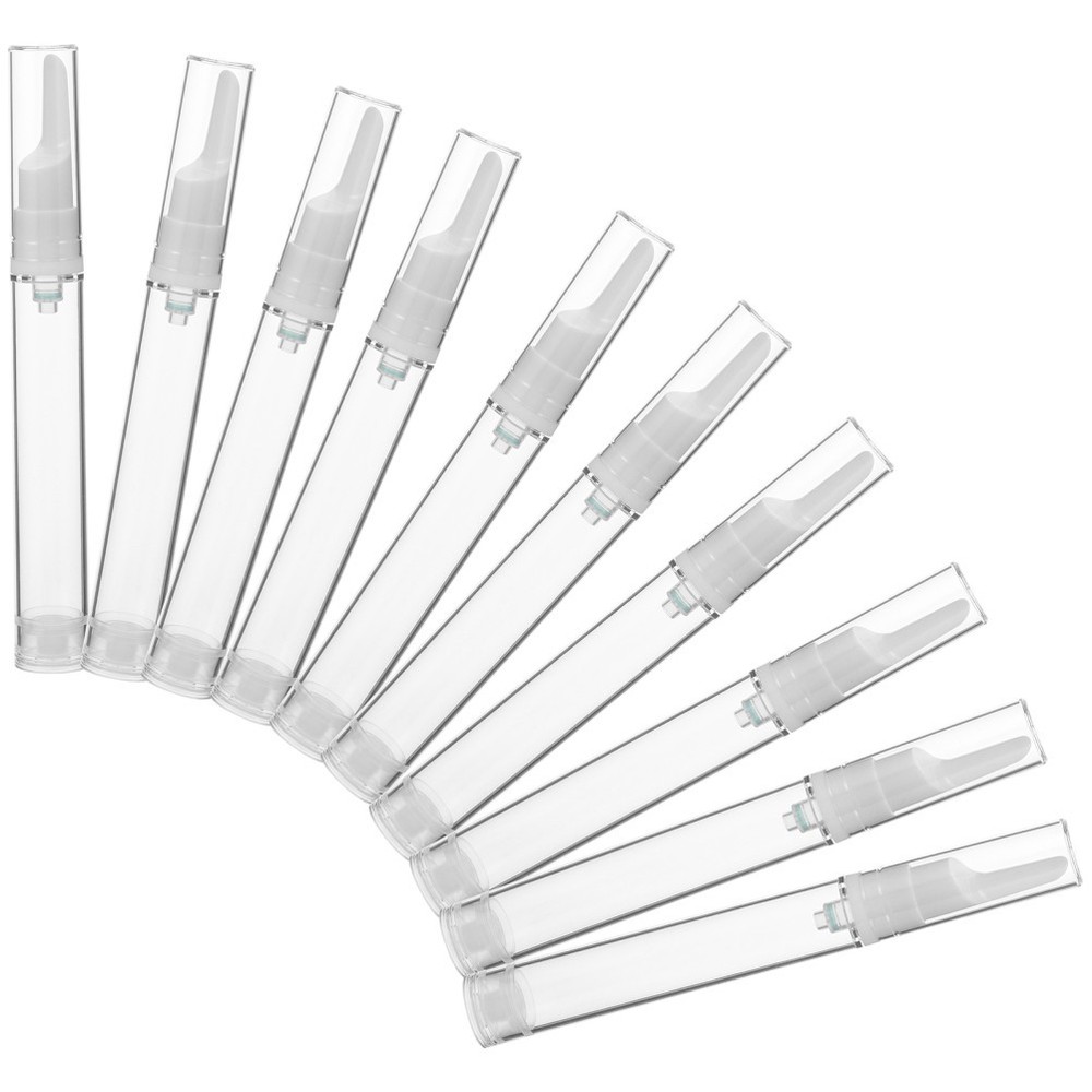 10 Pcs Airless Pump Bottles Empty Containers for Creams Eye Squeeze Tubes