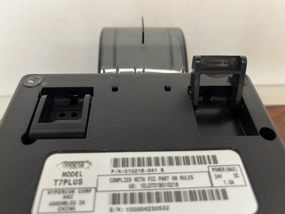 Hypercom T7Plus POS PIN Credit Card Terminal Reader Machine ***FOR PARTS ONLY***