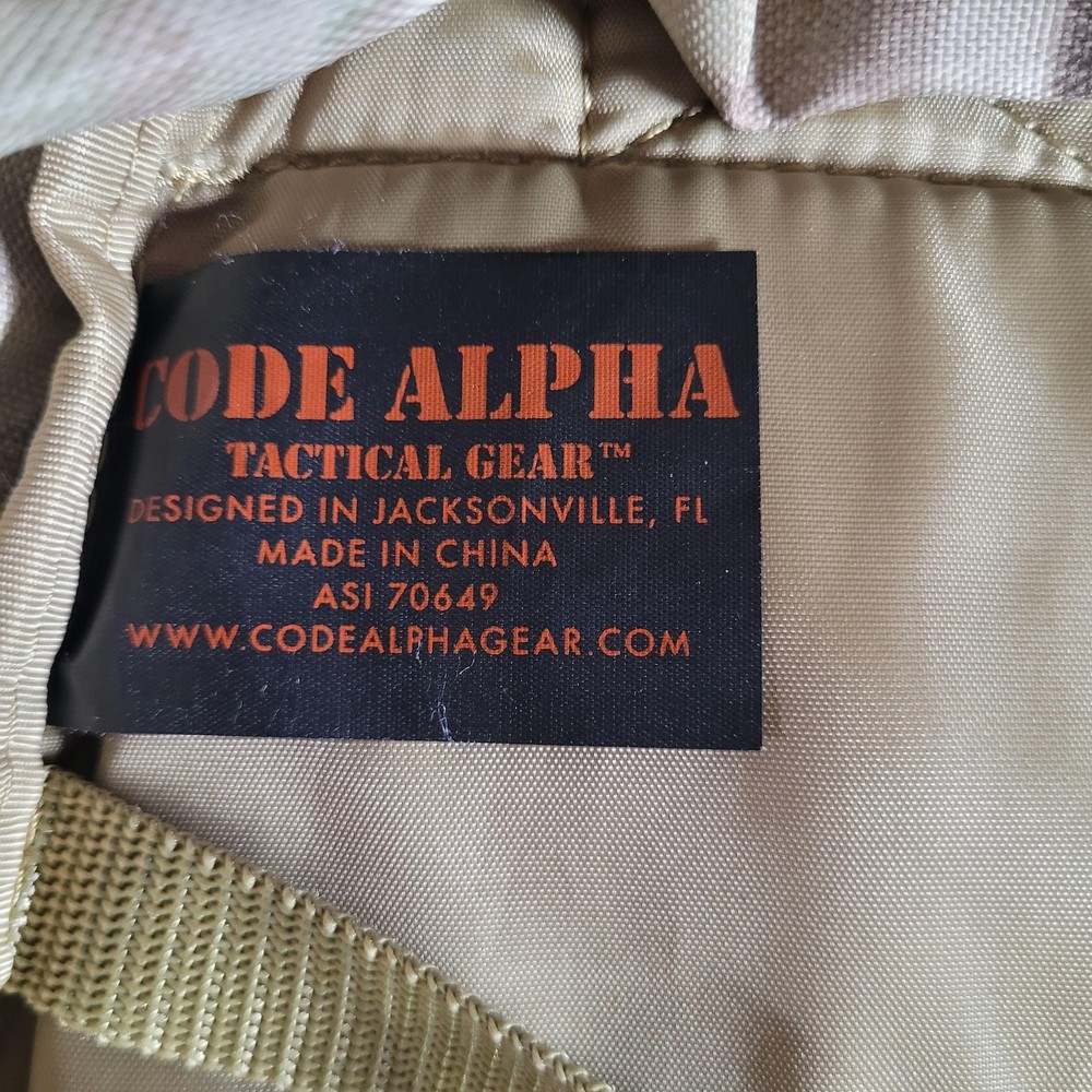 Code Alpha Tactical Backpack Multicam Camo Nylon Hunting Pack Men One Size Gear