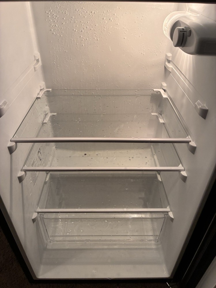 Arctic King Black Compact Mini Fridge Adjustable Thermostat Single Door