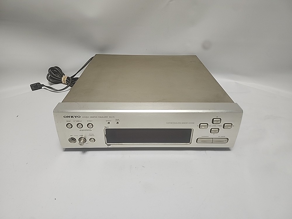 ONKYO EQ-V5 Stereo Graphic Equalizer Spectrum Analyzer Custom Memory System
