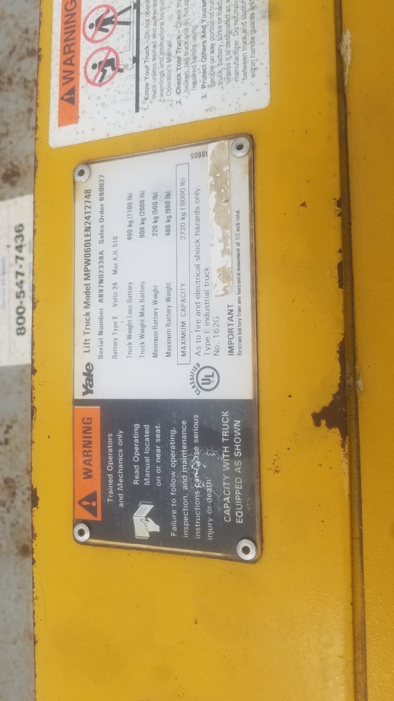 Yale MPW060 Electric Pallet Jack