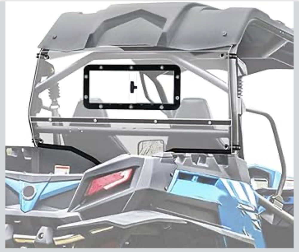 ZFORCE 800 Rear Windshield Vent Back Window Compatible with CFMOTO ZFORCE 800
