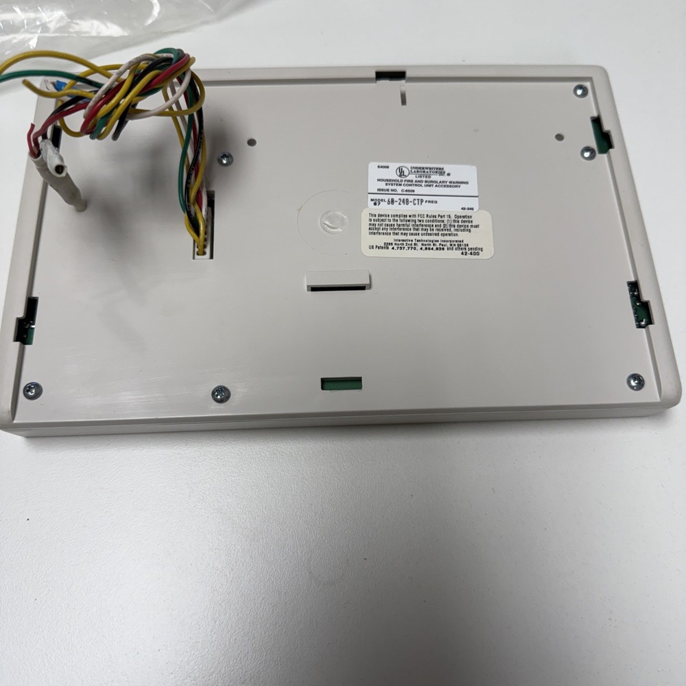 ITI GE 60-248-CTP ALPHA NUMERIC TOUCHPAD KEYPAD