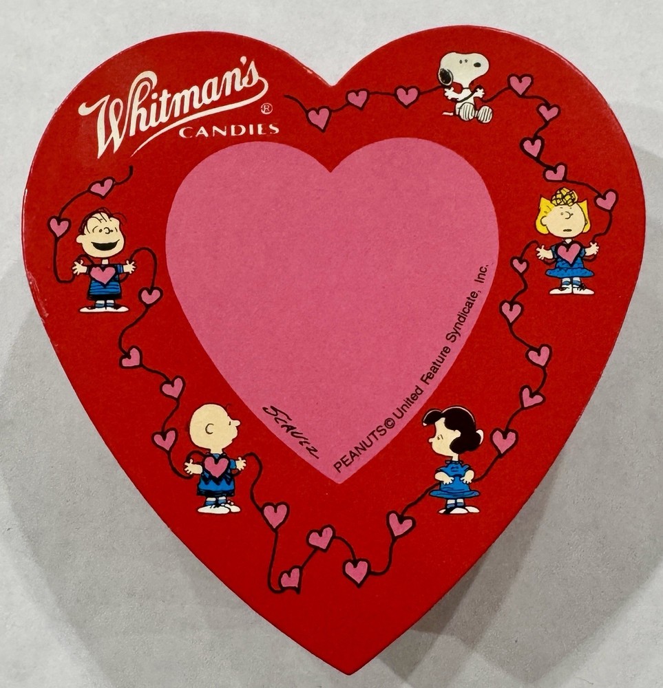 Vintage Snoopy - Peanuts - Whitman Candy Container 4” Across