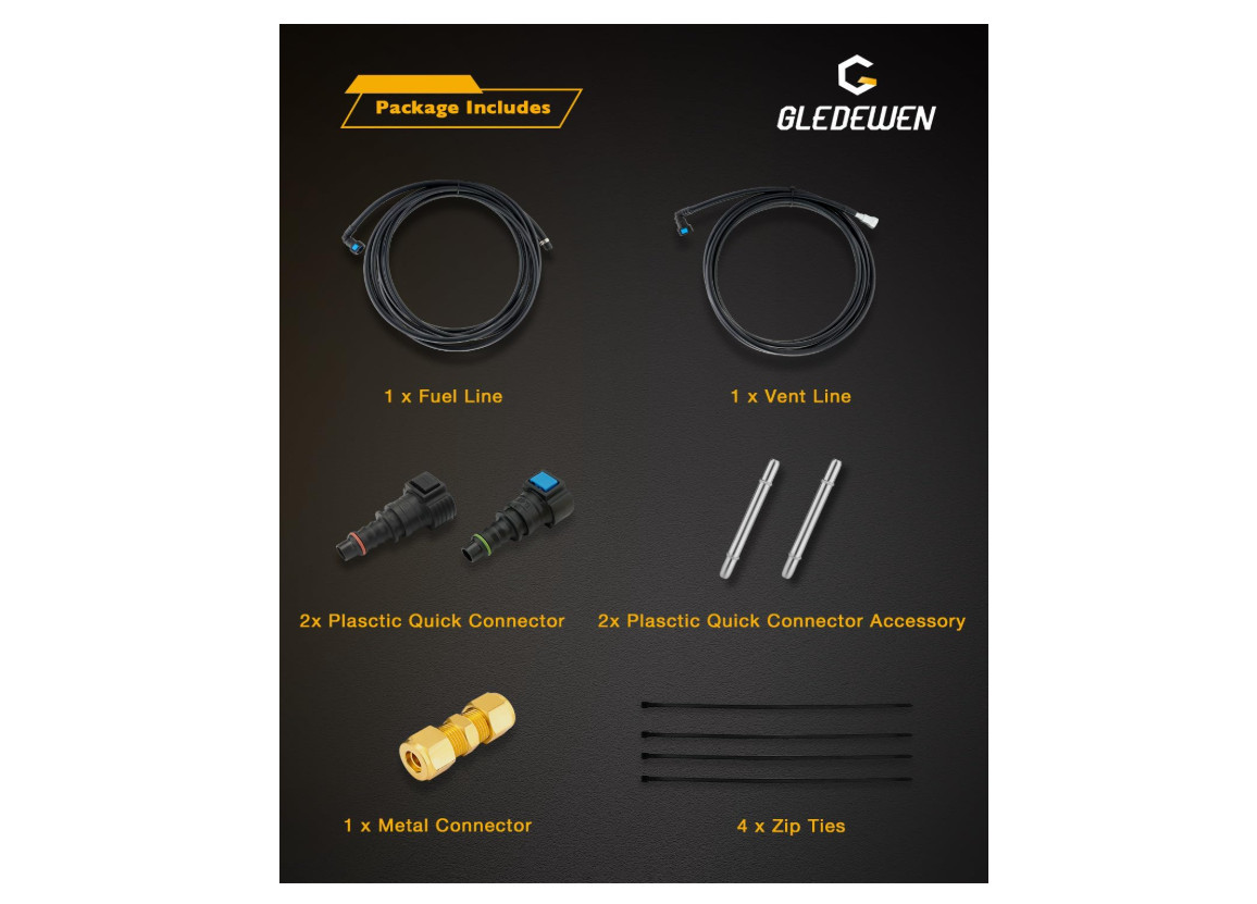 Fuel Lines Kit, Compatible with 2004-2010 Chevy Silverado GMC Sierra 1500 2500