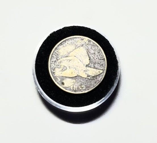 1857 Flying Eagle 1c Circulated US Small Cent