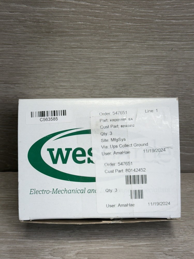 Littelfuse KRDI2110S Time Delay Relay 3 Pack