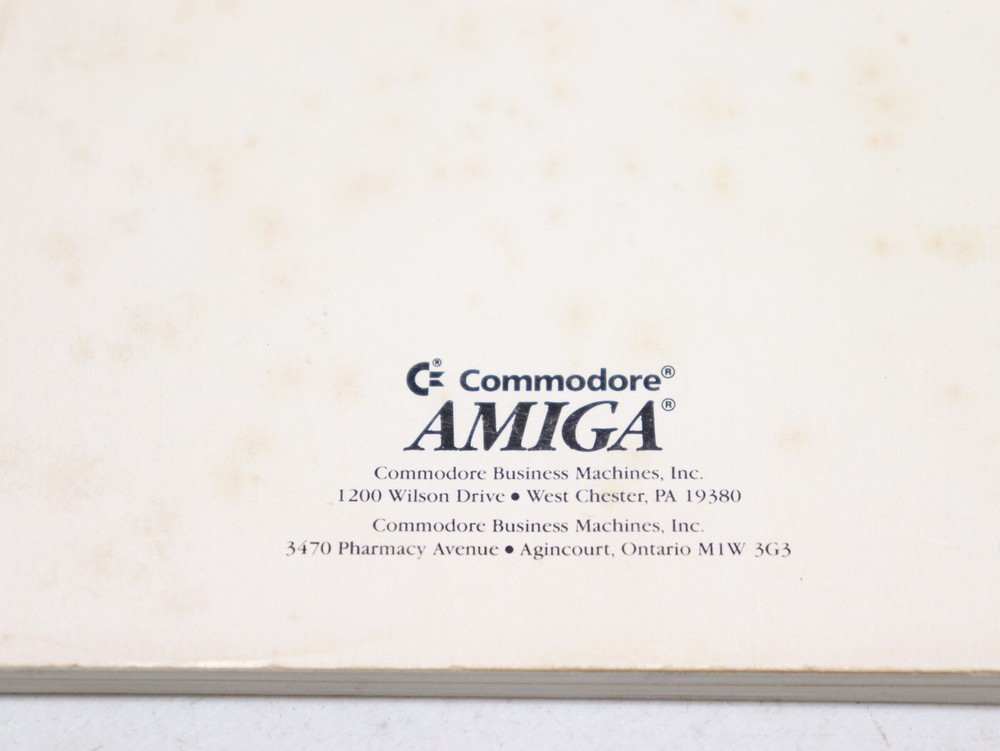 Commodore Amiga Enhancer Software Manual for AmigaDOS Version 1.3
