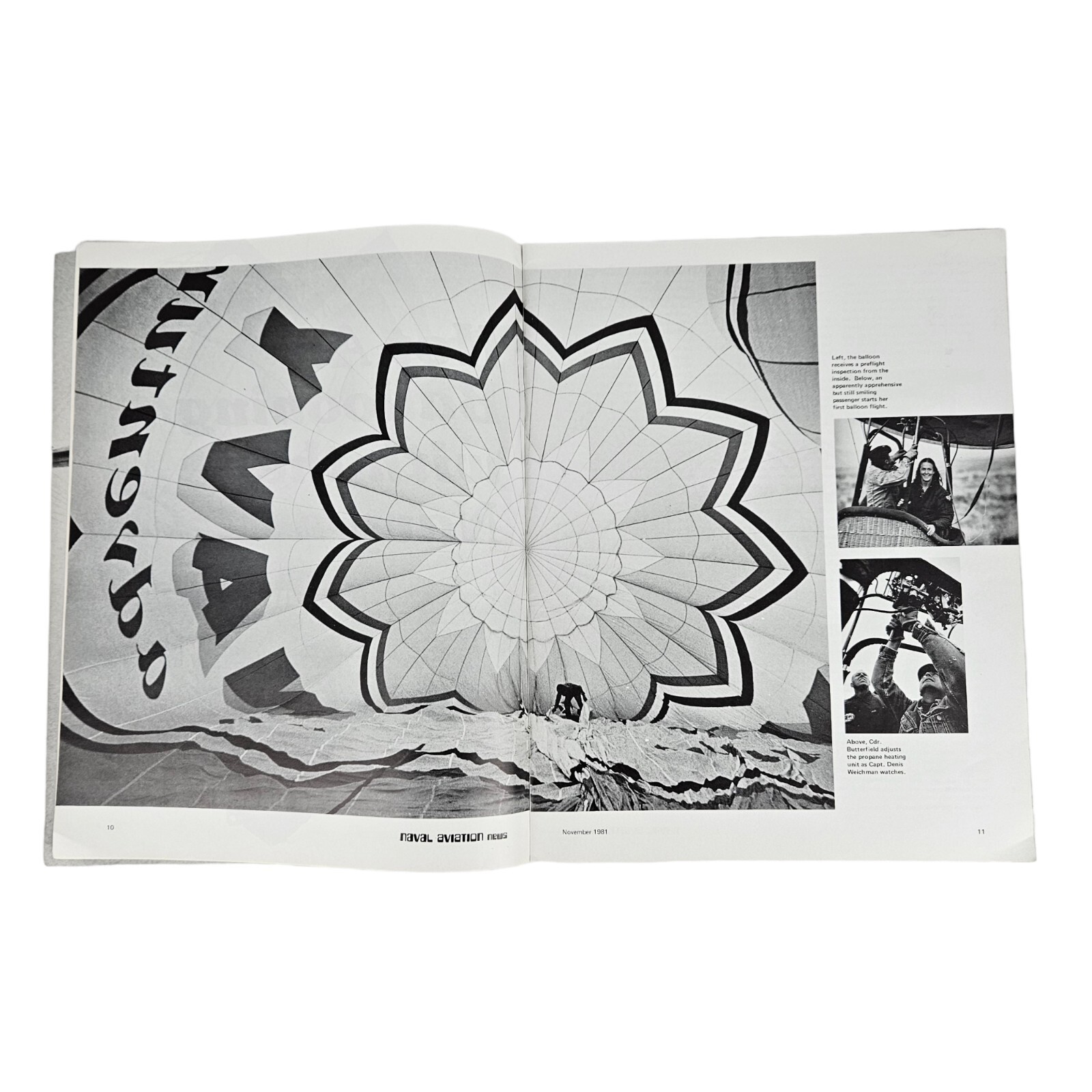 NAVAL AVIATION NEWS Nov 1981 Lighter Than Air Airships Military Magazine