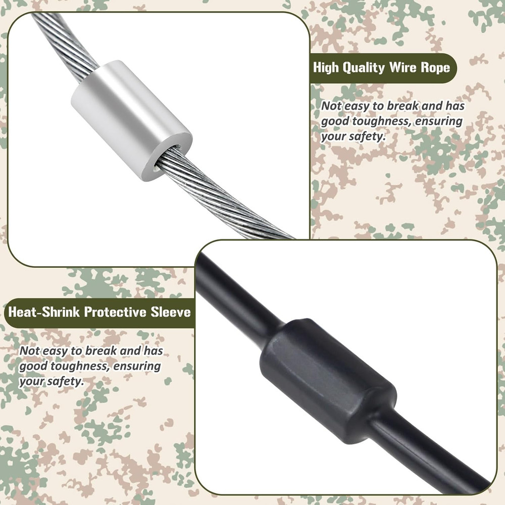Replacement Tree Stand Cables 2PCS Replacement Cables for Climbing
