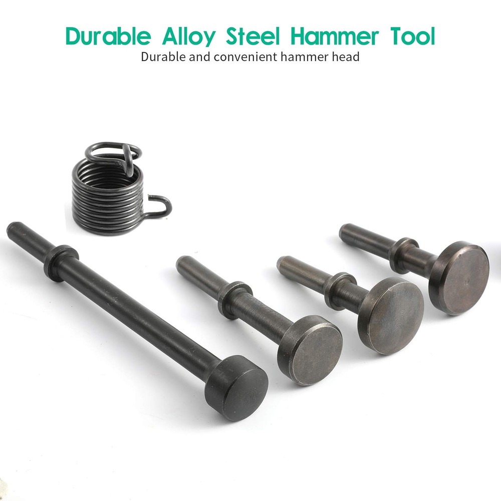Anndason 5 Pcs Smoothing Pneumatic Air Hammer Chisel Bits Black