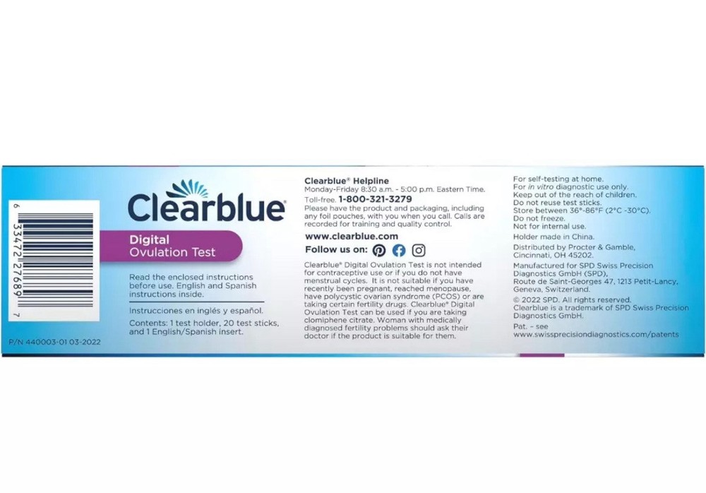 Clearblue Advanced Digital Ovulation Test, Predictor Kit, 20 Tests
