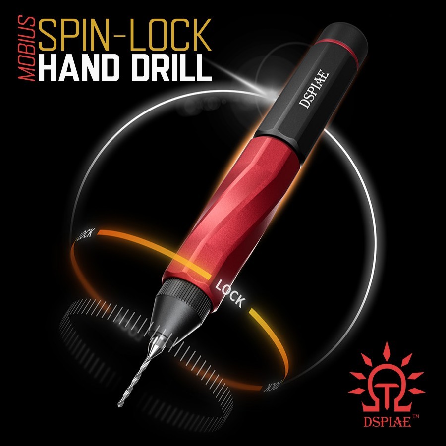 DSPIAE: Spin-Lock Hand Drill - MOBIUS - AT-MHD - Bit Set Options