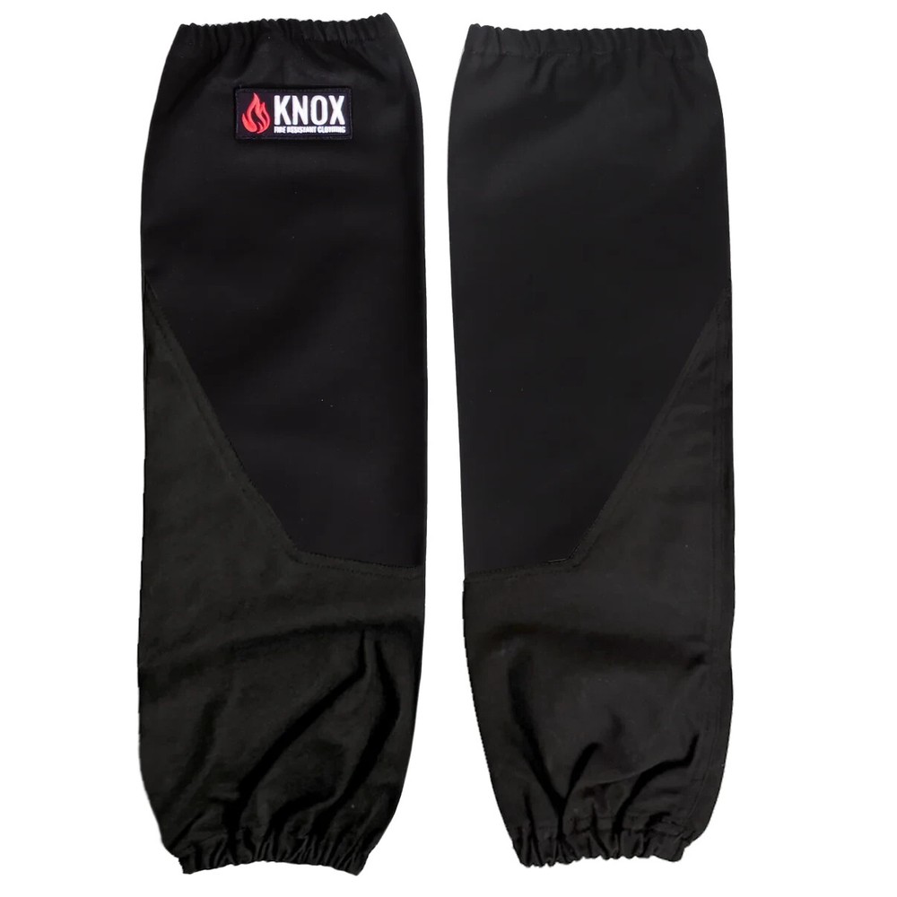 Knox Split Leather FR Welding Sleeves (Black)