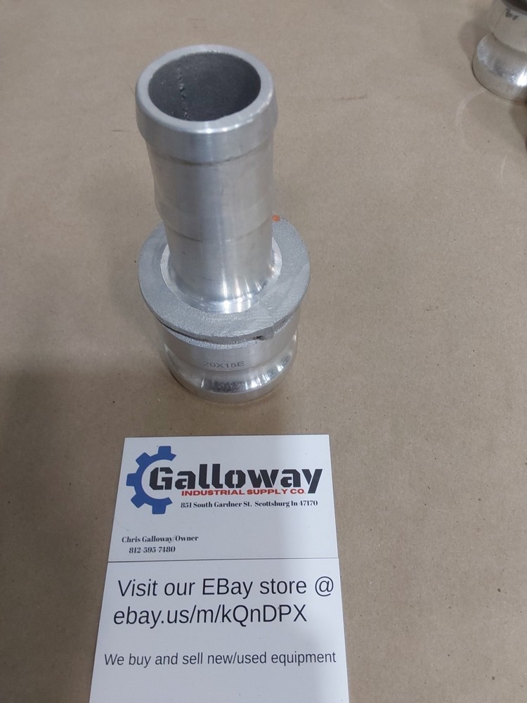 20X15E PT-Coupling | Reducing Cam & Groove Fitting Type E 2" Adapter x 1 , NEW