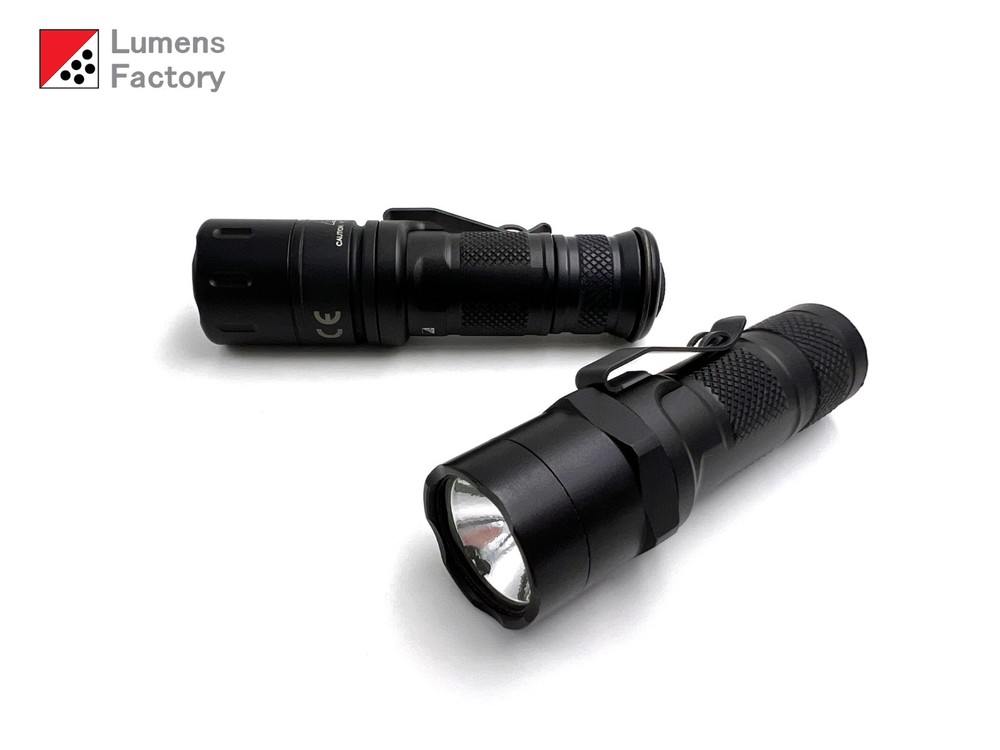 E1e Style 18350 Clipped Body. Surefire E Compatible. E1e E1L E1B. HA3 Black