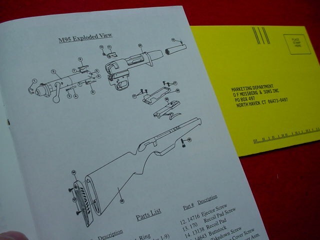 Maverick by Mossberg - Model 95 - Owners Manual - Nice !!