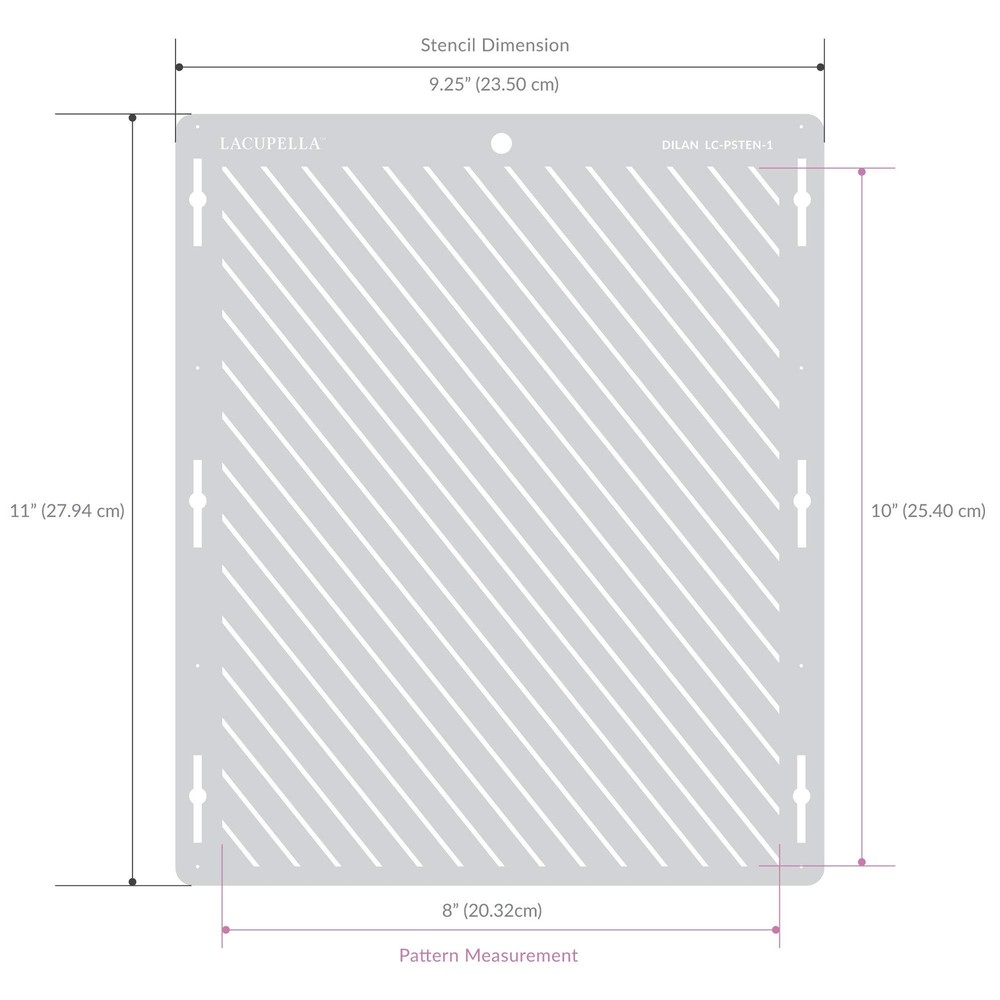 Large Cake Decorating Stencil ENIC Art Deco Pattern