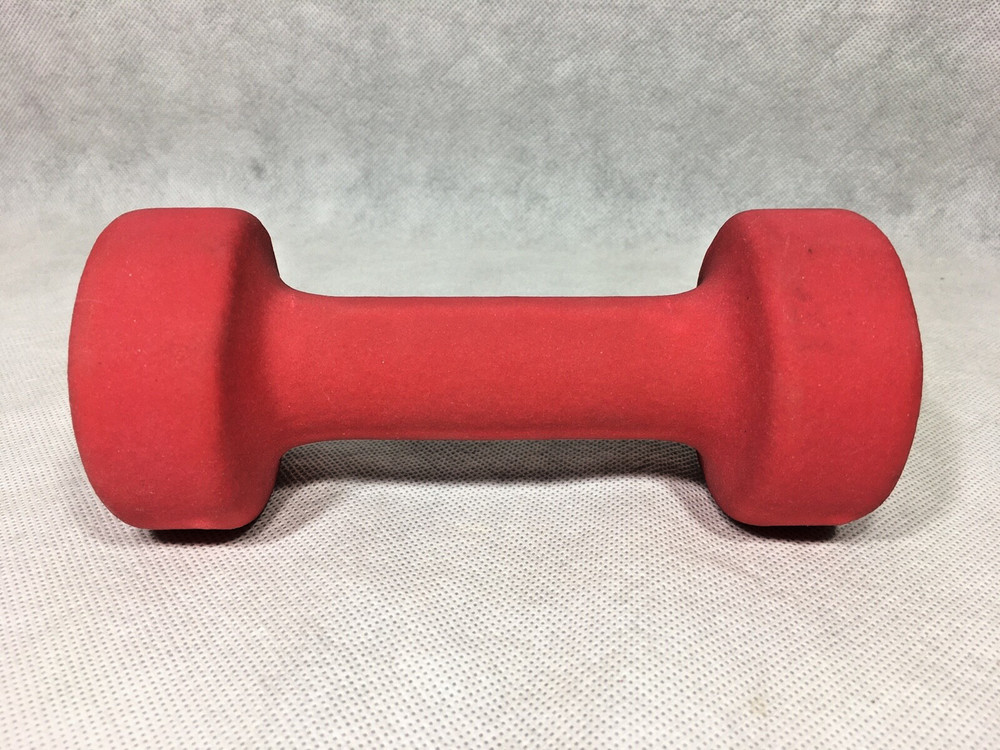 5 lb Dumbbell 5 Pounds Red Single One