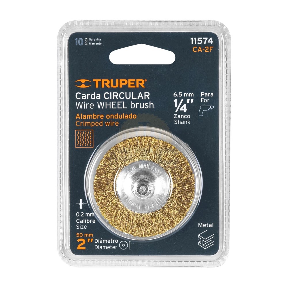 Truper CA-2F Circular card 2" fine wire for drilling