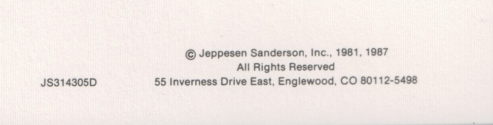 Boeing Jeppesen Slide Graphic Flight Computer JS514105