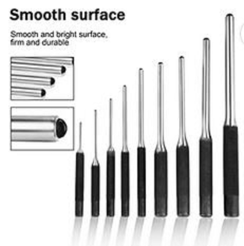 9 Piece - Gun Smithing Punch Set with 1 Double Faced Mallet